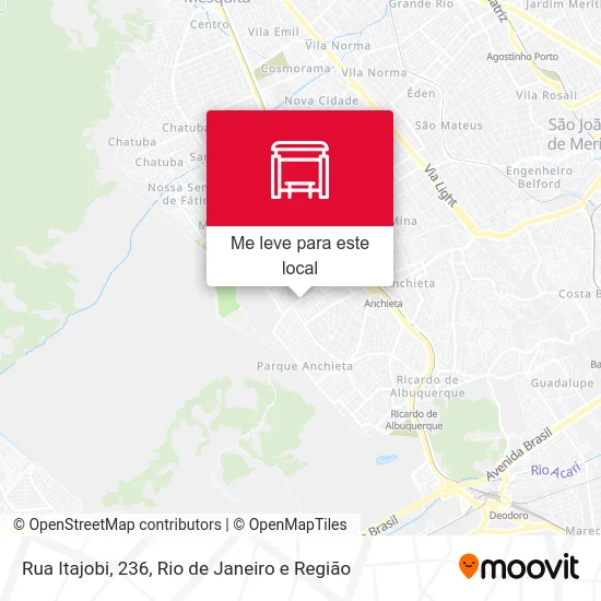 Rua Itajobi, 236 mapa