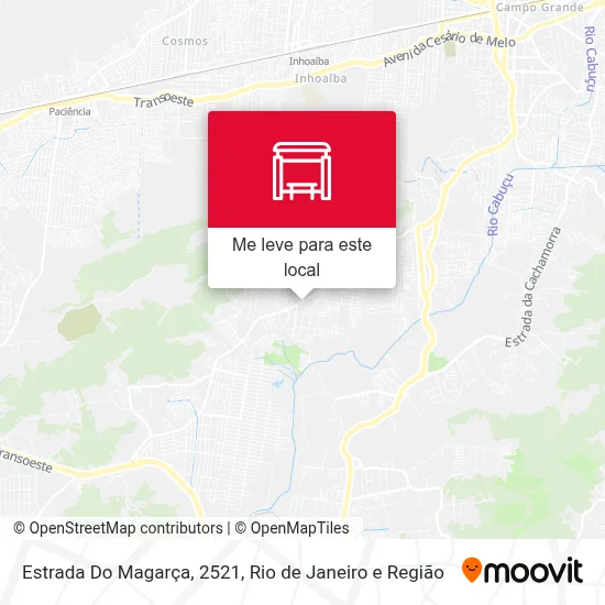 Estrada Do Magarça, 2521 mapa
