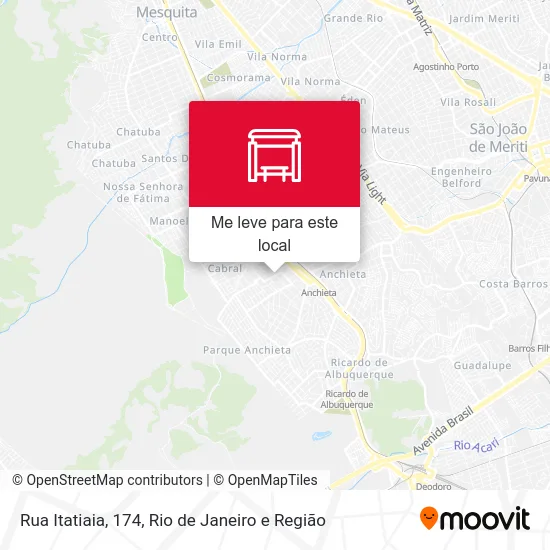 Rua Itatiaia, 174 mapa