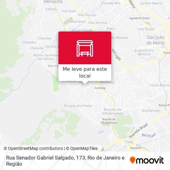 Rua Senador Gabriel Salgado, 173 mapa
