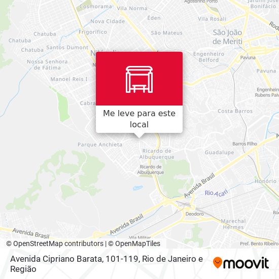 Avenida Cipriano Barata, 101-119 mapa