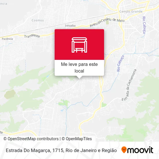 Estrada Do Magarça, 1715 mapa