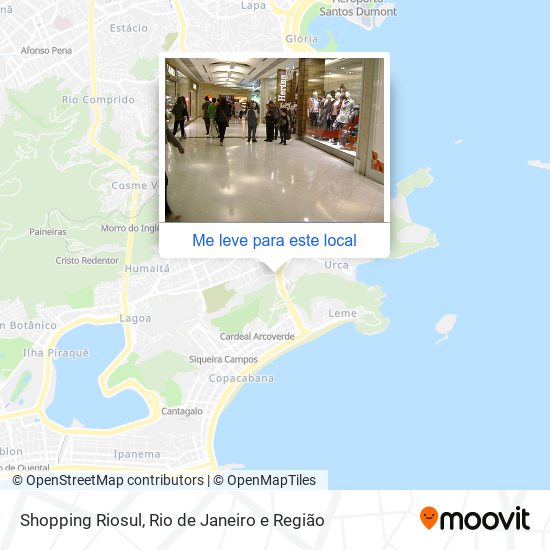 Shopping Riosul mapa