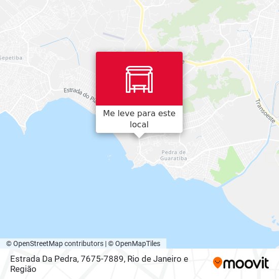Estrada Da Pedra, 7675-7889 mapa