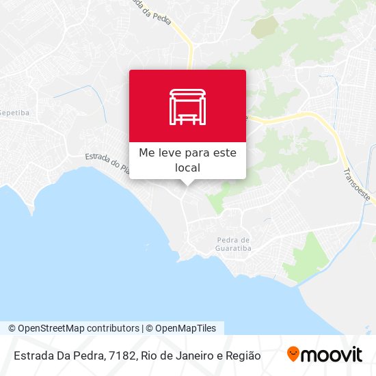 Estrada Da Pedra, 7182 mapa