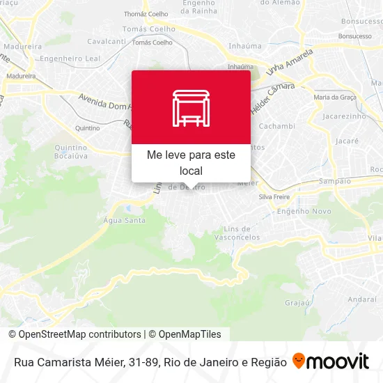 Rua Camarista Méier, 31-89 mapa