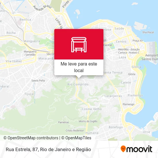 Rua Estrela, 87 mapa