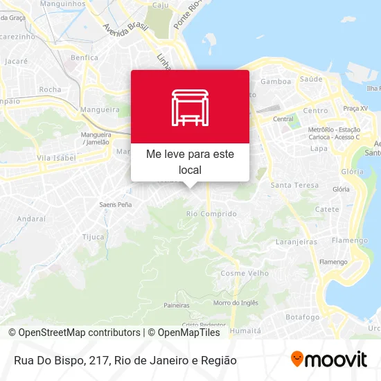 Rua Do Bispo, 217 mapa