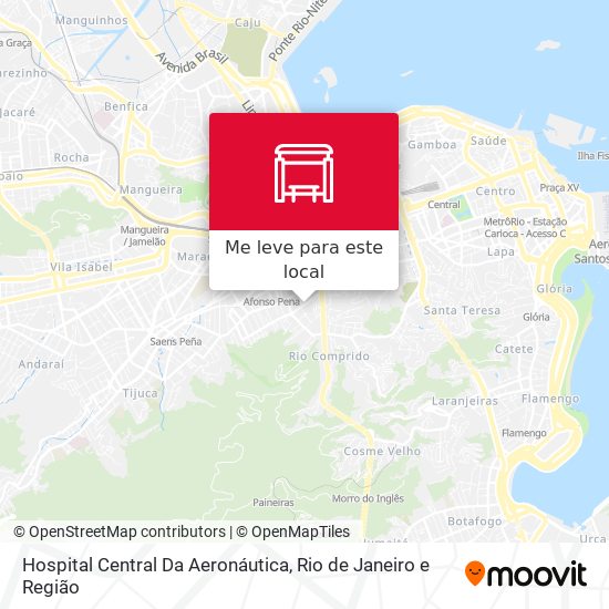 Hospital Central Da Aeronáutica mapa