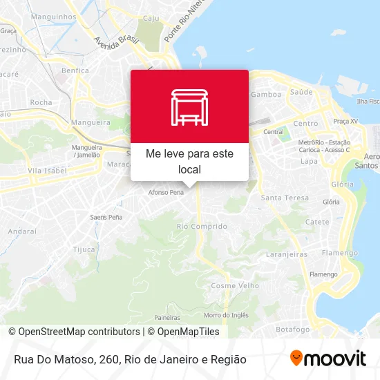 Rua Do Matoso, 260 mapa