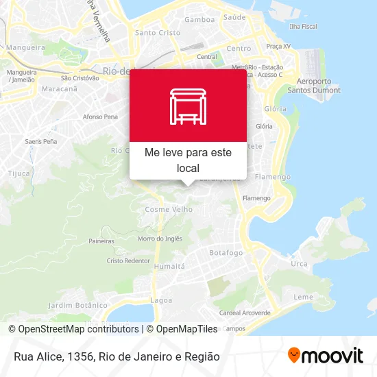 Rua Alice, 1356 mapa