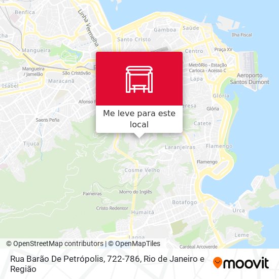 Rua Barão De Petrópolis, 722-786 mapa