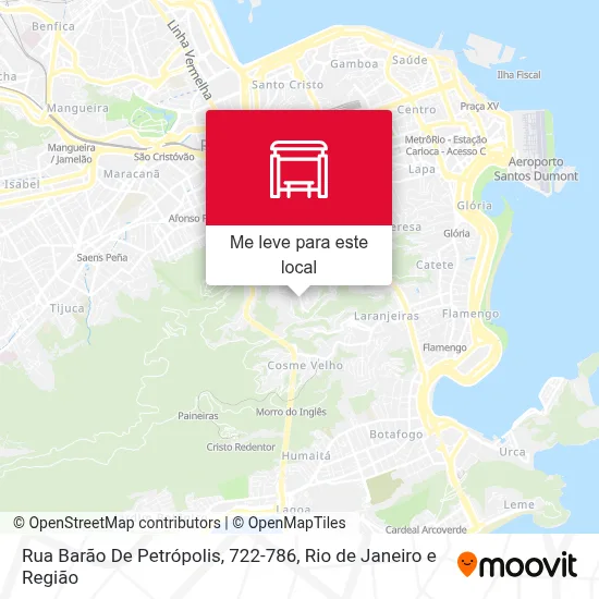 Rua Barão De Petrópolis, 722-786 mapa