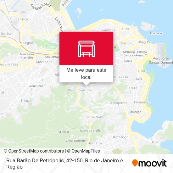 Rua Barão De Petrópolis, 42-150 mapa