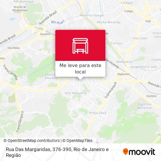 Rua Das Margaridas, 376-390 mapa