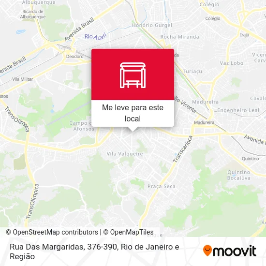 Rua Das Margaridas, 376-390 mapa