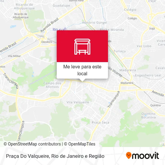 Praça Do Valqueire mapa