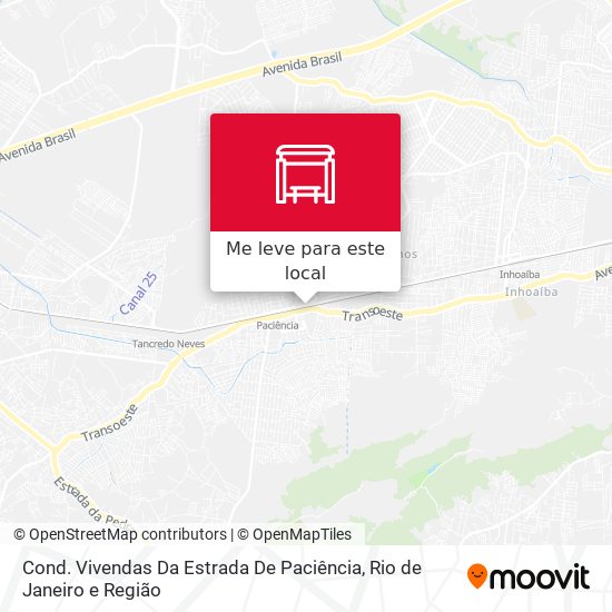 Cond. Vivendas Da Estrada De Paciência mapa