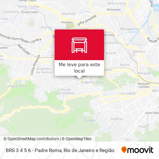 BRS 3 4 5 6 - Padre Roma mapa
