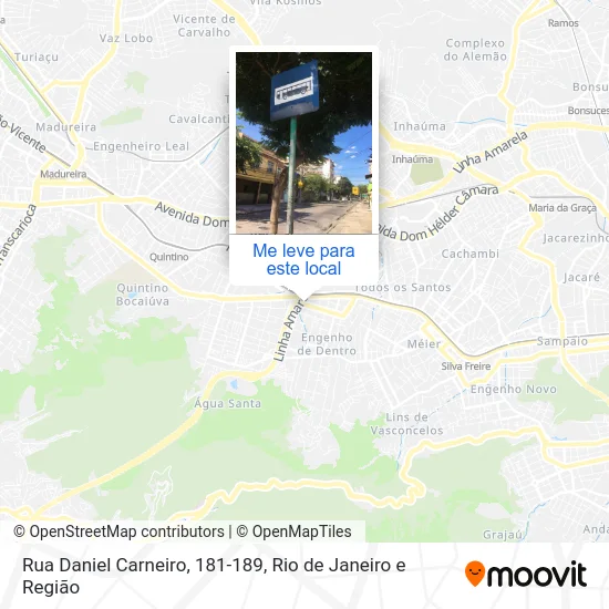 Rua Daniel Carneiro, 181-189 mapa