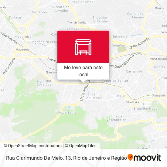 Rua Clarimundo De Melo, 13 mapa