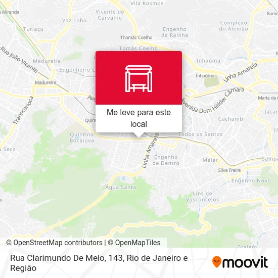 Rua Clarimundo De Melo, 143 mapa