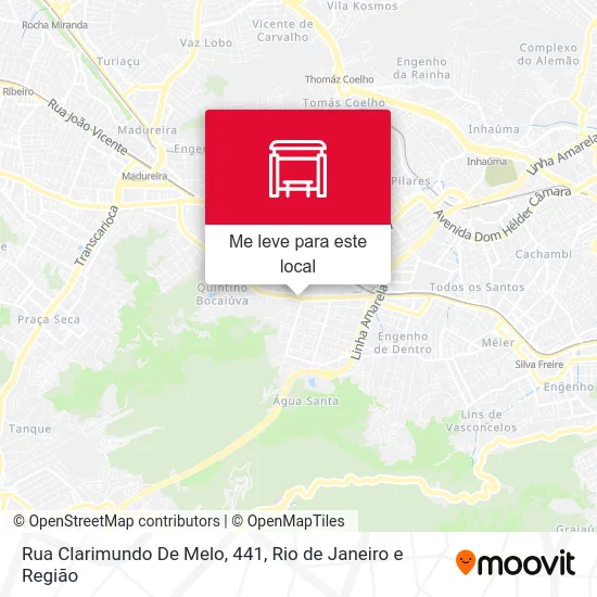 Rua Clarimundo De Melo, 441 mapa