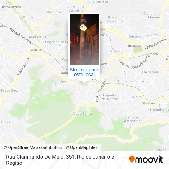 Rua Clarimundo De Melo, 351 mapa