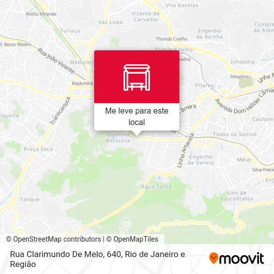 Rua Clarimundo De Melo, 640 mapa