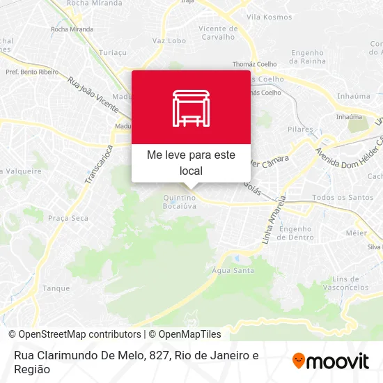 Rua Clarimundo De Melo, 827 mapa