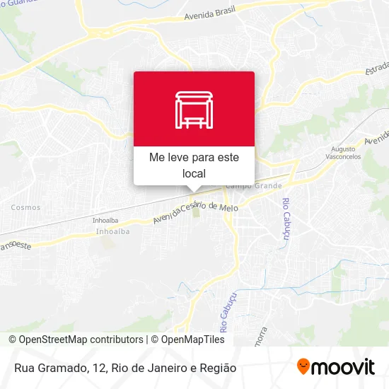 Rua Gramado, 12 mapa