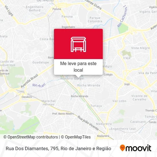 Rua Dos Diamantes, 795 mapa
