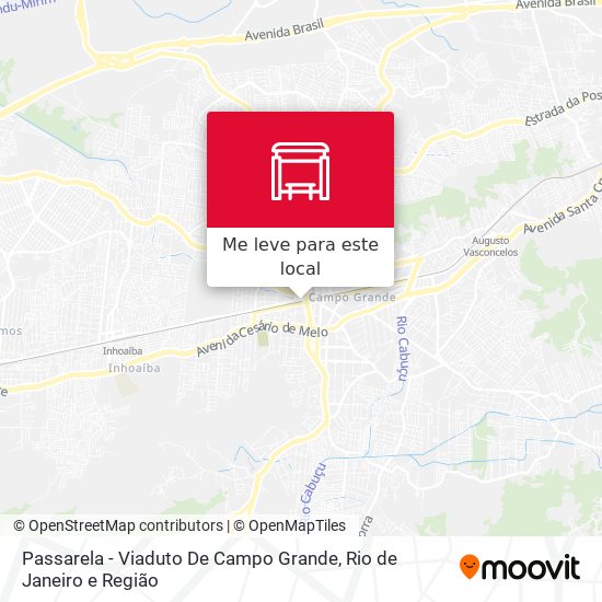 Passarela - Viaduto De Campo Grande mapa