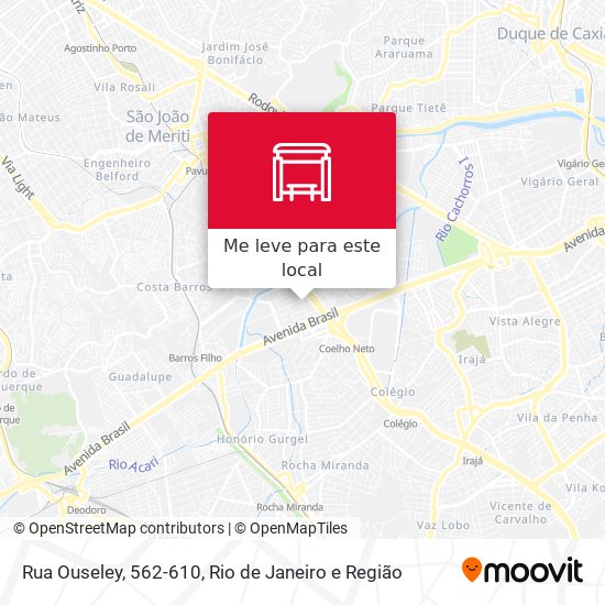 Rua Ouseley, 562-610 mapa