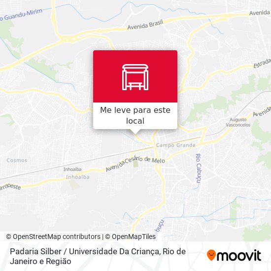 Padaria Silber / Universidade Da Criança mapa