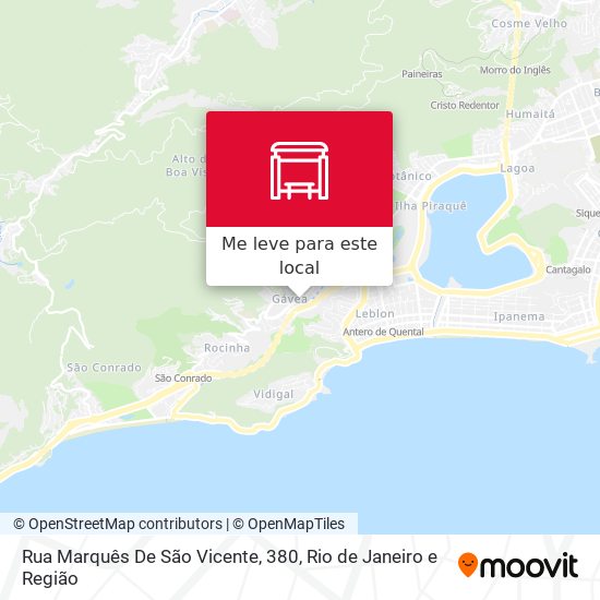 Rua Marquês De São Vicente, 380 mapa