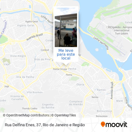 Rua Delfina Enes, 37 mapa