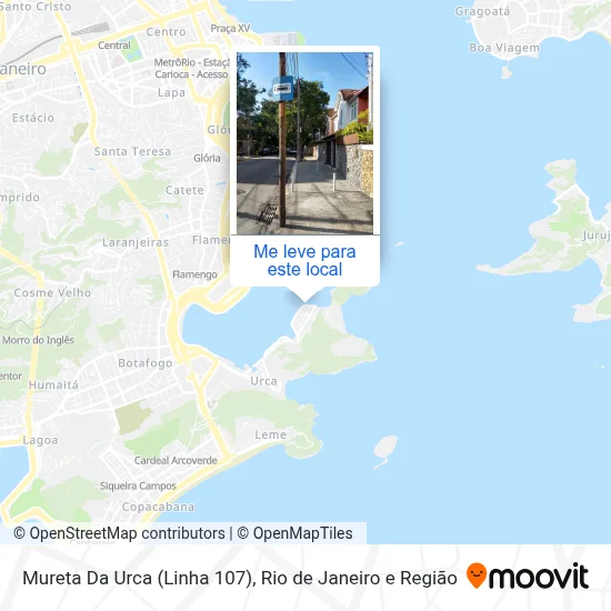 Mureta Da Urca (Linha 107) mapa