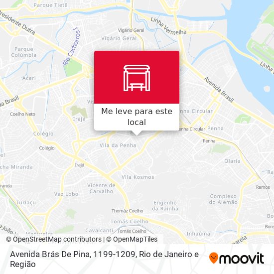 Avenida Brás De Pina, 1199-1209 mapa