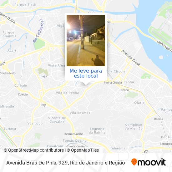 Avenida Brás De Pina, 929 mapa