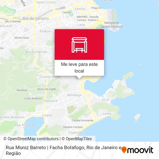 Rua Muniz Barreto | Facha Botafogo mapa