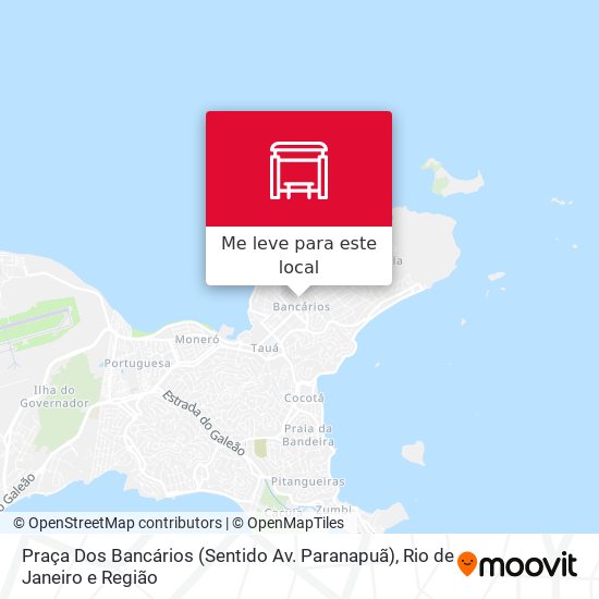 Praça Dos Bancários (Sentido Av. Paranapuã) mapa
