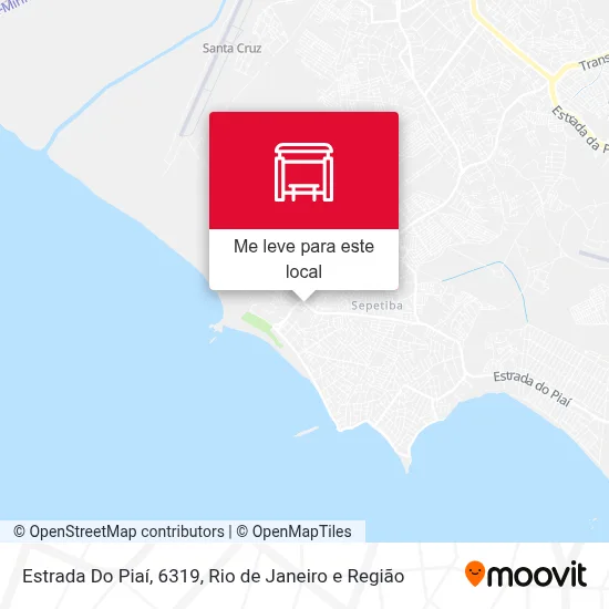 Estrada Do Piaí, 6319 mapa