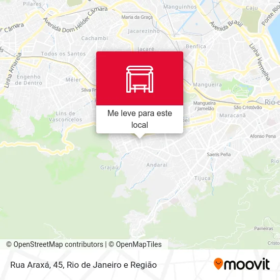 Rua Araxá, 45 mapa