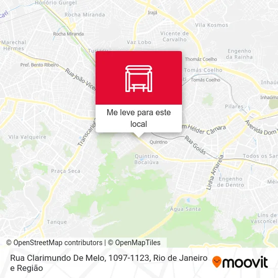 Rua Clarimundo De Melo, 1097-1123 mapa