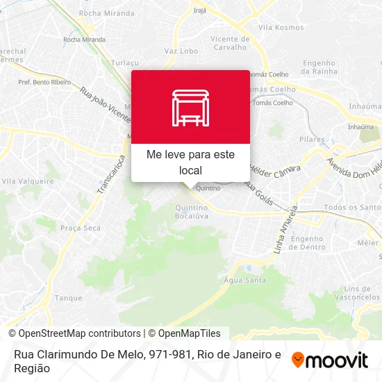 Rua Clarimundo De Melo, 971-981 mapa
