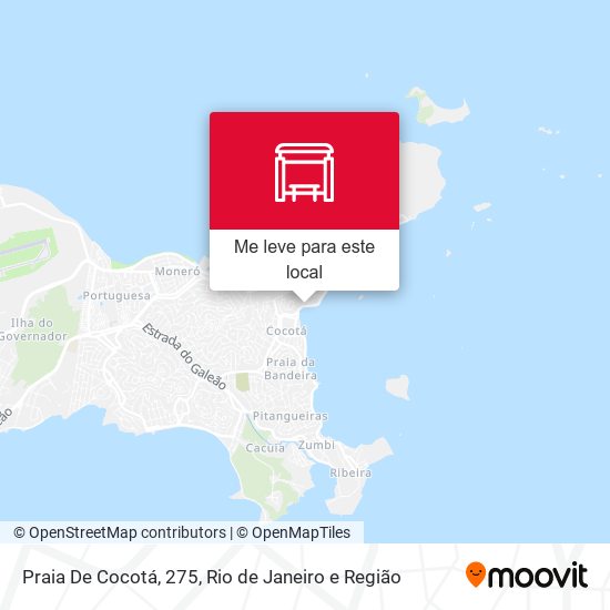 Praia De Cocotá, 275 mapa
