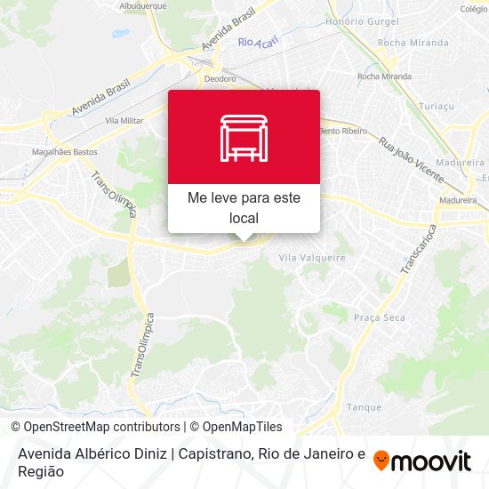 Avenida Albérico Diniz | Capistrano mapa
