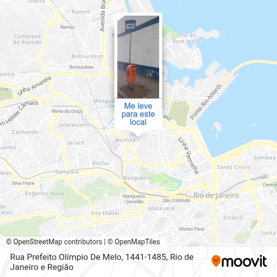 Rua Prefeito Olímpio De Melo, 1441-1485 mapa