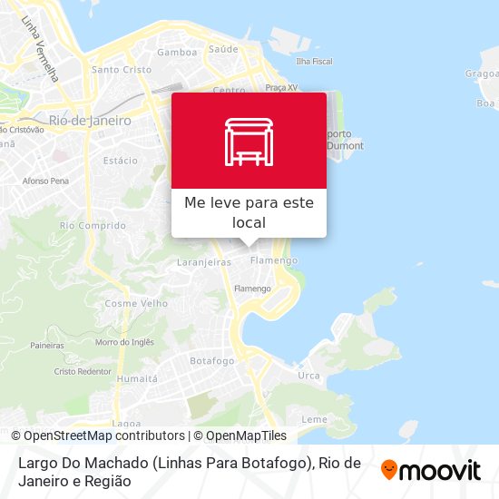 Largo Do Machado (Linhas Para Botafogo) mapa